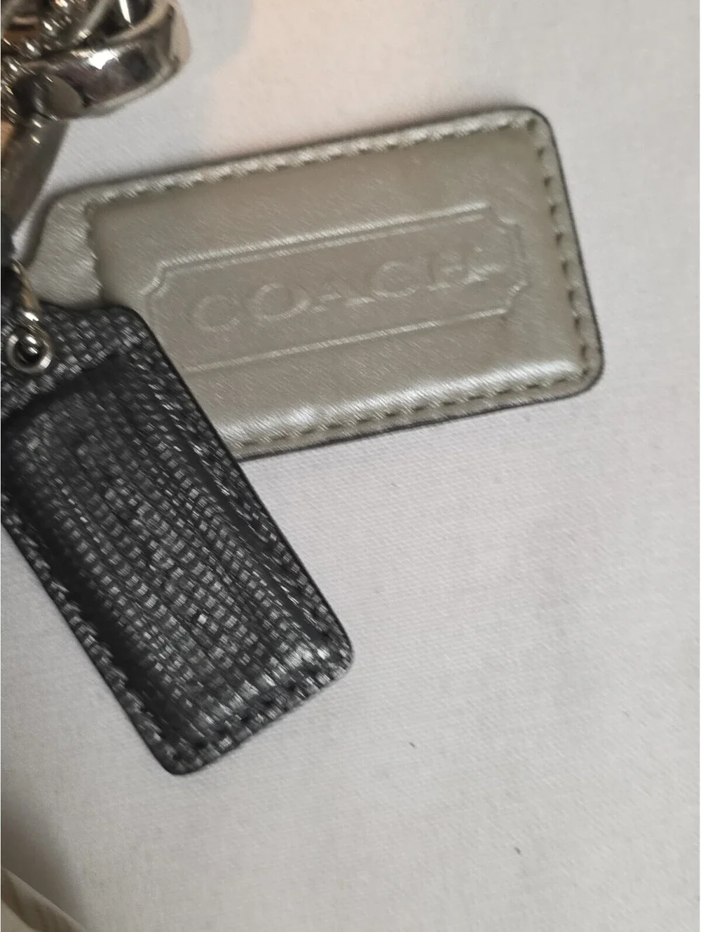 Coach Op Art Ombre Kristen Shoulder Bag Purse 16793 Gray White